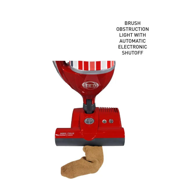 SEBO Premium Felix 9809AM Rosso Upright Vacuum