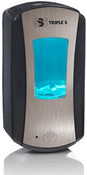 SSS 34120 Elevate TF Dispenser, Brushed Chrome/Black, 1200 ML