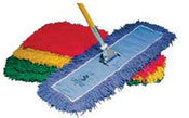 SSS 36665 Endless Twist Colored 24" Dust Mop, Quick Change, Blue, 12/cs