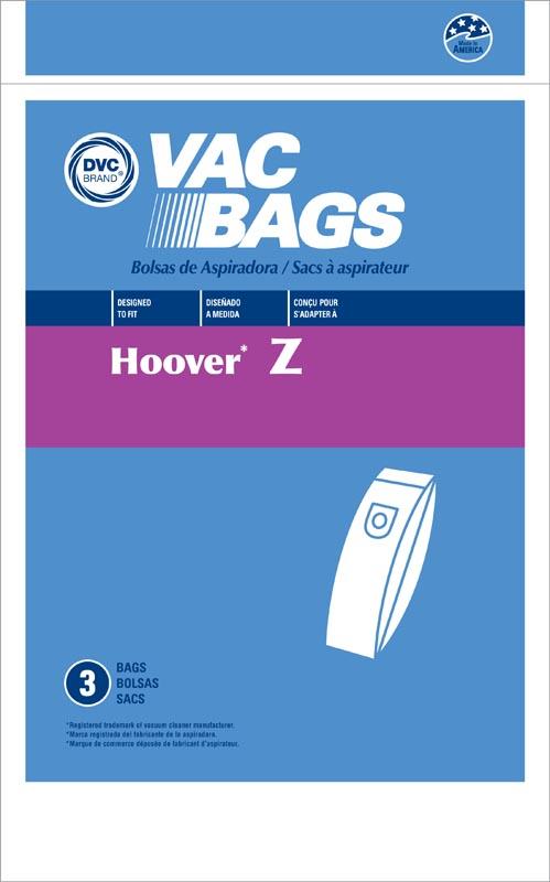 Hoover Replacement Type Z  Standard Filtration Vacuum Bags, 3pk