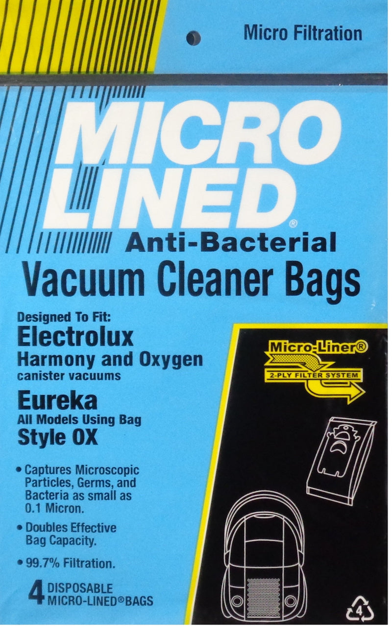 Eureka ReplacementOX Microlined Vacuum Bag, 3pk