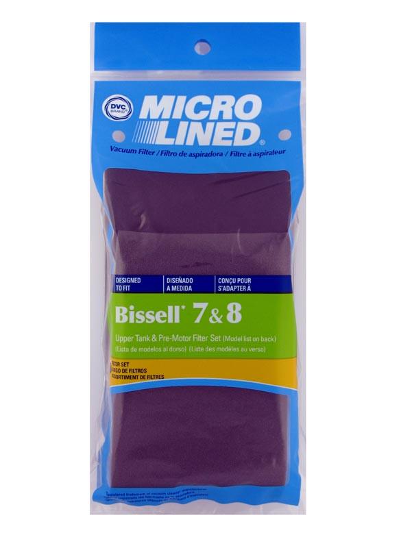 Bissell Replacement Style 7/8 Upper Tank & Pre-Motor Filter Set
