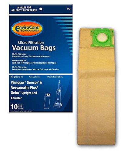Windsor Replacement Sensor & Versamatic Micro Filtration Bags, 10pk (EVC142)