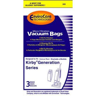 Kirby Replacement Generation Series Micro Filtration Bags, 3pk (EVC839)