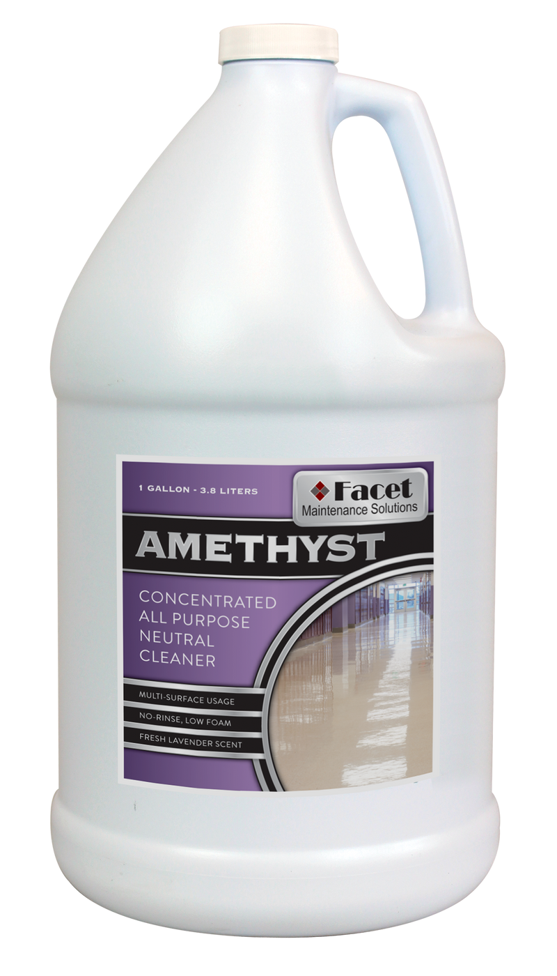 Facet Amethyst Concentrated All Purpose Neutral Cleaner, One Gallon