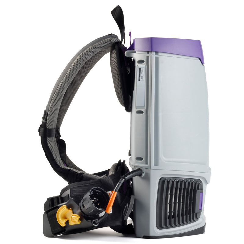 ProTeam 107696 GoFit 6, 6 qt. Backpack Vacuum w/ Xover Multi-Surface Telescoping Wand Tool Kit