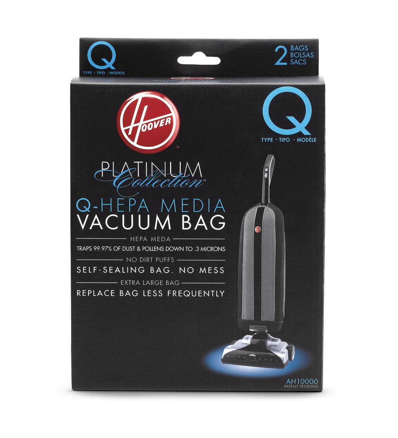 Hoover AH10000 Type Q HEPA Media Bags, 2pk