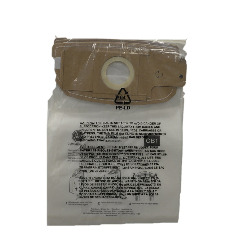 Hoover AH10173 Type CB1 Standard Bags,10pk