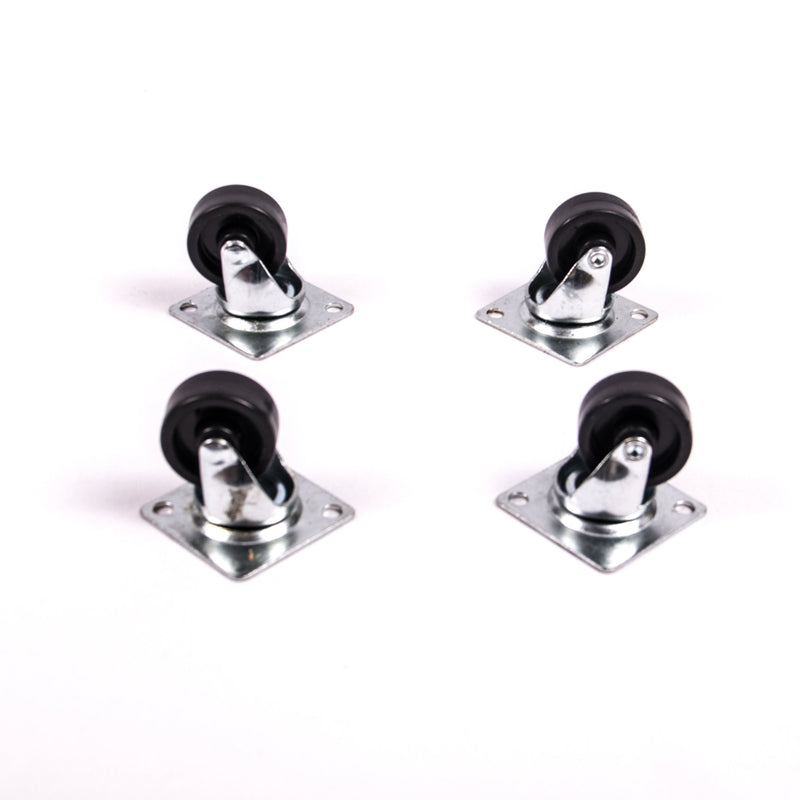 Jiffy 0018 Bottom Plate Casters  (Set of 4)