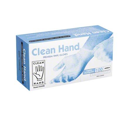 Volk Clean Hand® General Purpose Powder-Free Vinyl Gloves, 100/box